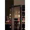 Built-in combination of cheese & wine cabinets - Inclined bottles