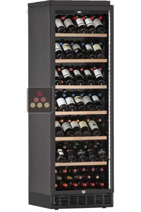 Single temperature built in wine cabinet for storage or service - Inclined bottles display - EXPO Model