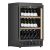 Built-in single temperature wine cabinet for wine storage or service - Inclined bottles