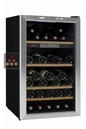 Single temperature wine service cabinet