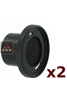 Set of 2 active carbon filter for CLIMADIFF wine cabinet 
