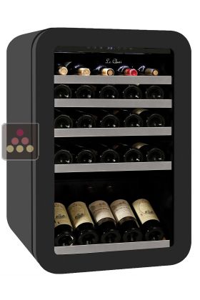 Mono-temperature wine cabinet for service - Finition noire