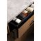 Built-in wine service cabinet with drawer - Customizable front