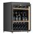 Freestanding single temperature wine cabinet for service - Mixed shelves