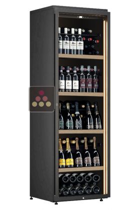 Single temperature freestanding wine cabinet for storage or service 