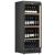 Single-temperature built-in wine cabinet for storage or service - Vertical bottle display