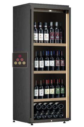 Single temperature freestanding wine cabinet for service or storage - Vertical bottles