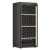 Freestanding single temperature wine cabinet for storage or service