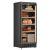 Built-in cigar humidor with temperature and humidity regulation 