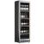 Single temperature built in wine storage and service cabinet - Stainless steel front - Vertical bottles