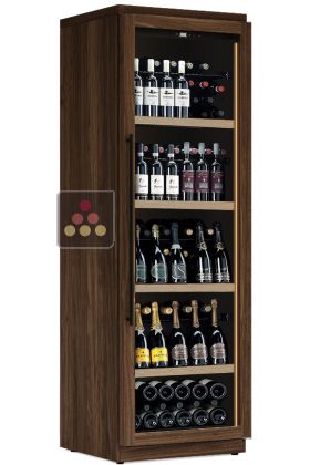 Single temperature freestanding wine cabinet for storage or service 