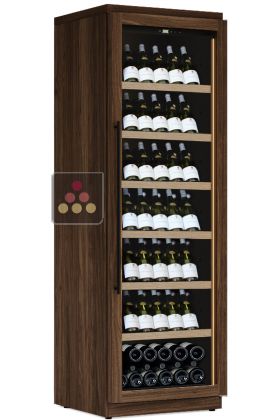 Single temperature wine cabinet for storage or service - Inclined bottles