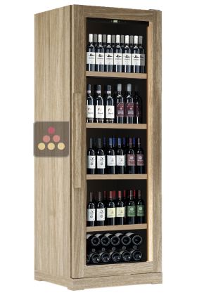 Single temperature freestanding wine cabinet for storage or service - Standing bottles