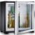 Silent minibar with glass door - can be fitted - 18L - Hinges on the left hand side