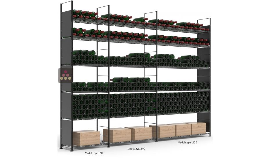 Arrangement of 5880 bottle cellars - Specific manufacturing Wine Merchant