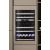 Dual temperature built in wine cabinet for service or aging self-ventilated with a customizable front