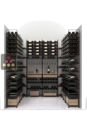 Storage for 938  in-cellar bottles - Customized production - Essential System