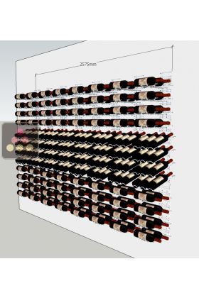 Wall rack for 288 bottles