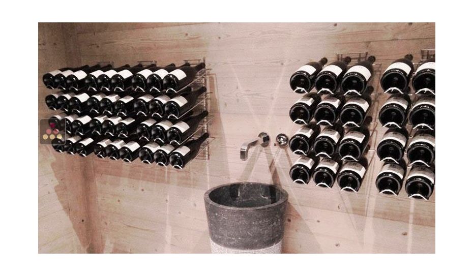 Wall rack for 288 bottles