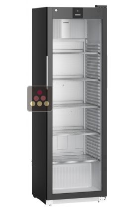 Freestanding professional refrigerator - Glass door with LED - 286L