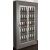 Freestanding multi-purpose wine display cabinet - P36cm - Inclined bottles - Flat frame