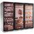 Combination of 3 refrigerated display cabinets for wine, cold cuts and cheese - Depth 700mm