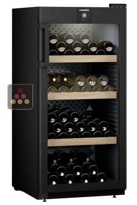 Single-temperature wine cabinet for ageing or service