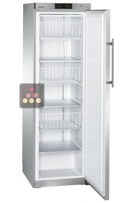Freestanding professional Inox freezer 348L