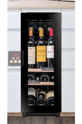 Built-in single temperature wine service cabinet