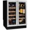 Dual temperature built-in wine cabinet for service