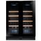 Dual temperature built-in wine cabinet for service