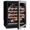 Single temperature wine cabinet for storage and/or service