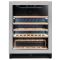 Single temperature wine cabinet for storage and/or service