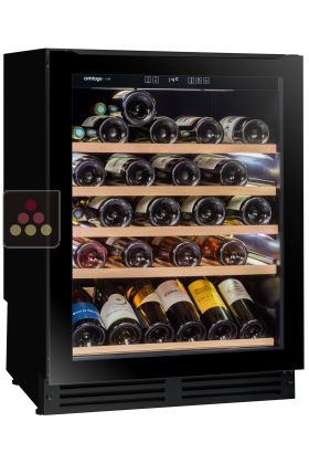 Single temperature wine cabinet for storage and/or service