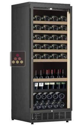 Single temperature built-in wine cabinet for storage or service