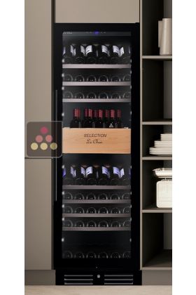 Built-in single temperature wine service cabinet