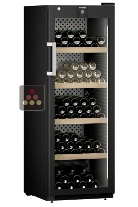 Connected single-temperature wine cabinet for ageing or service