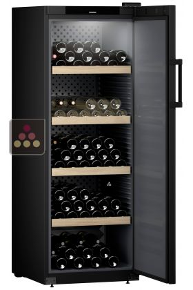 Single-temperature wine cabinet for ageing or service