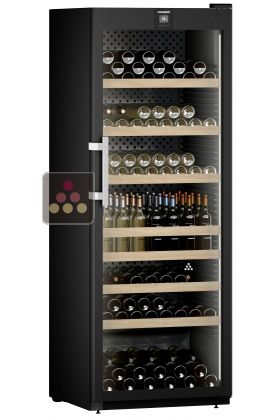 Connected single-temperature wine cabinet for ageing or service