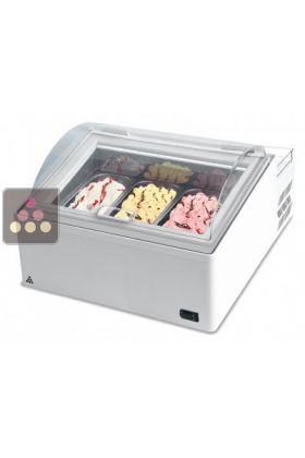 3 or 6 flavors ice counter
