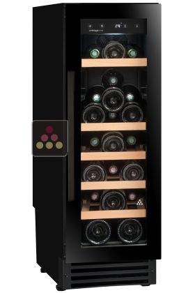 Single temperature wine service cabinet