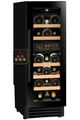 2 temperature wine service cabinet