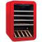 Mono-temperature wine cabinet for service - Red finish