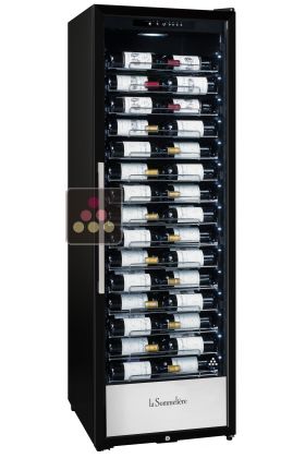 Single-temperature wine cabinet for service or storage