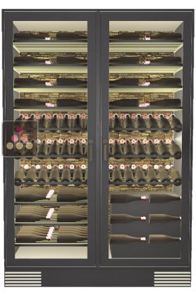 Custom made wine cellar with single temperature - Steel structure