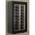 Professional multi-temperature wine display cabinet - Inclined bottles - Flat frame