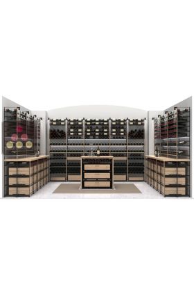 Arrangement of 1832 bottle cellars - Specific manufacturing - Essentiel System