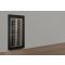 Built-in multi-temperature wine display cabinet - Horizontal bottles - Flat frame