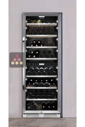 Built-in 2 temperature wine cabinet for service or storage