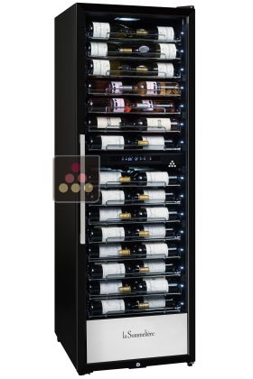 Double-temperature wine cabinet for service or storage